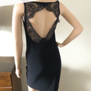 NWOT Allen Schwartz Prive Black Mini Dress